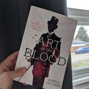 2/$10 Art in the Blood Book Bonnie Macbird A Sherlock Holmes Adventure